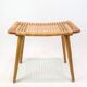 Stool - Teak - Cane weave - Danish design - 1960s.