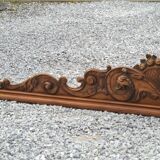 Walnut pediment