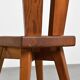 Pair of chairs by Christian Durupt, Méribel circa 1960