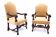A pair of antique armchairs, Western Europe, around 1900. After renovation