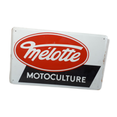 Plaque publicitaire Melotte