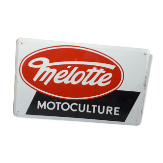 Melotte advertising plate