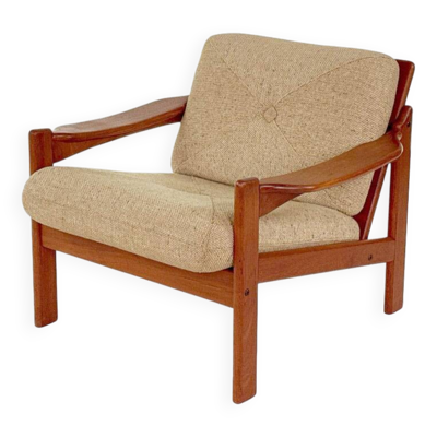 quatre chaises à bras vintage danoises rares par Niels Bach, années 1960