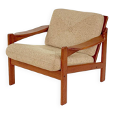quatre chaises à bras vintage danoises rares par Niels Bach, années 1960