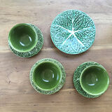 "Cabbage" Bowl and plate set