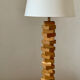 Pied de lampe en bois