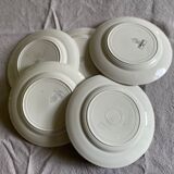 Flat plates Sarreguemines model Christiane