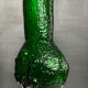 Vintage pressed glass vase from the 1970s.