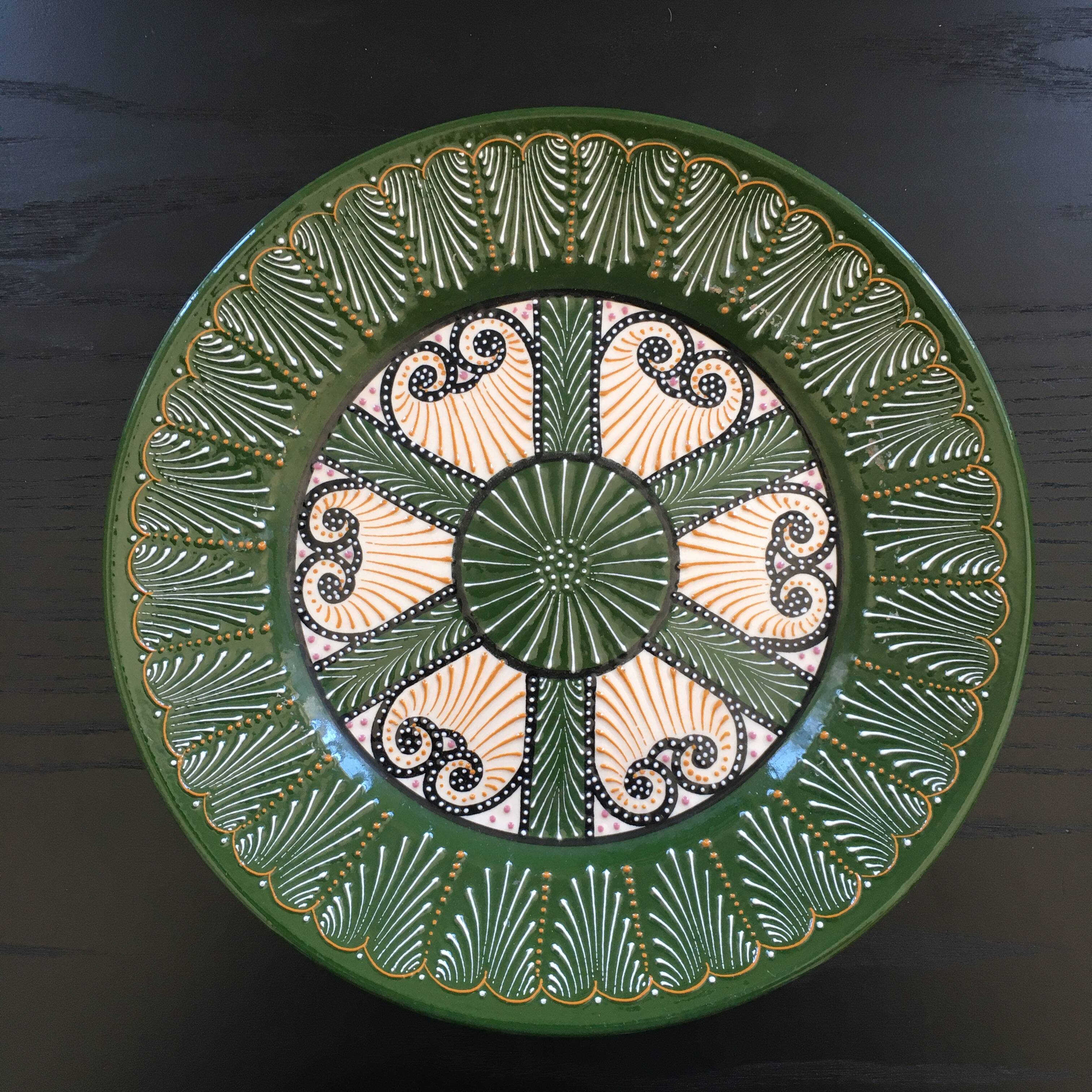 Dish signed HB Quimper