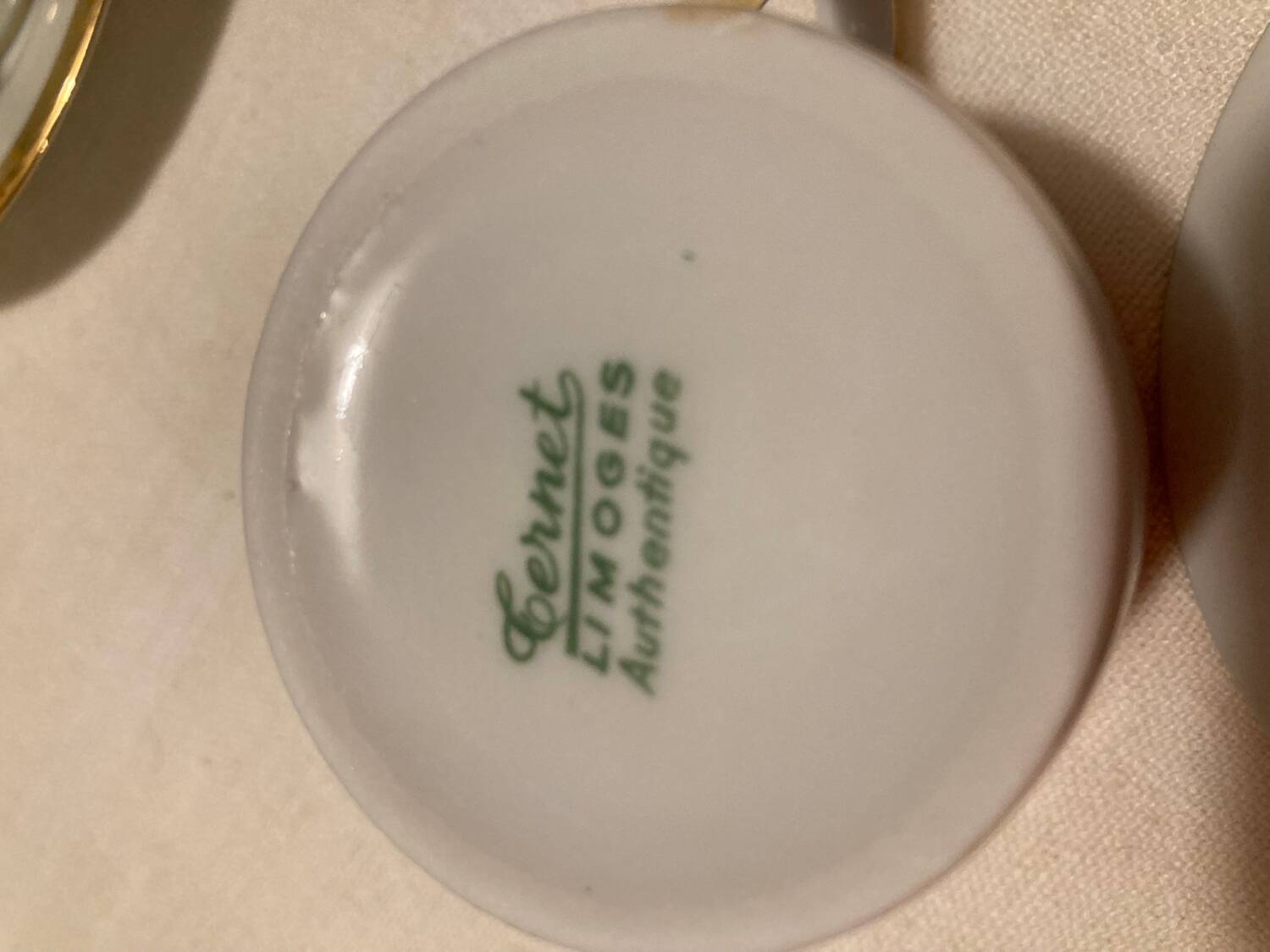 Limosges porcelain coffee cups
