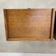 Pair of bedside tables with splayed legs, 1960s, vintage, wood