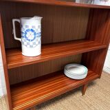 Vintage display cabinet bookcase shelf