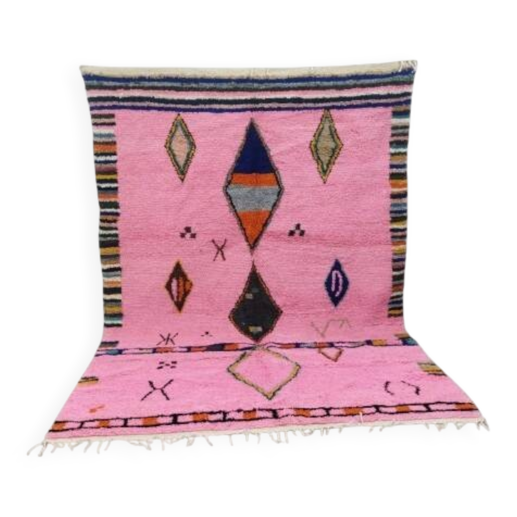 Azilal Berber rug in handmade wool 300 X 200 CM