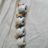 Vintage ceramic duck eggcups
