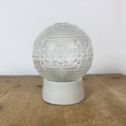 Vintage White Porcelain Ceiling Light, 1970s