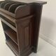 20th century solid oak restaurant cutlery trolley