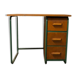 Vintage wood and metal desk