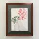 Watercolor rose and soliflore