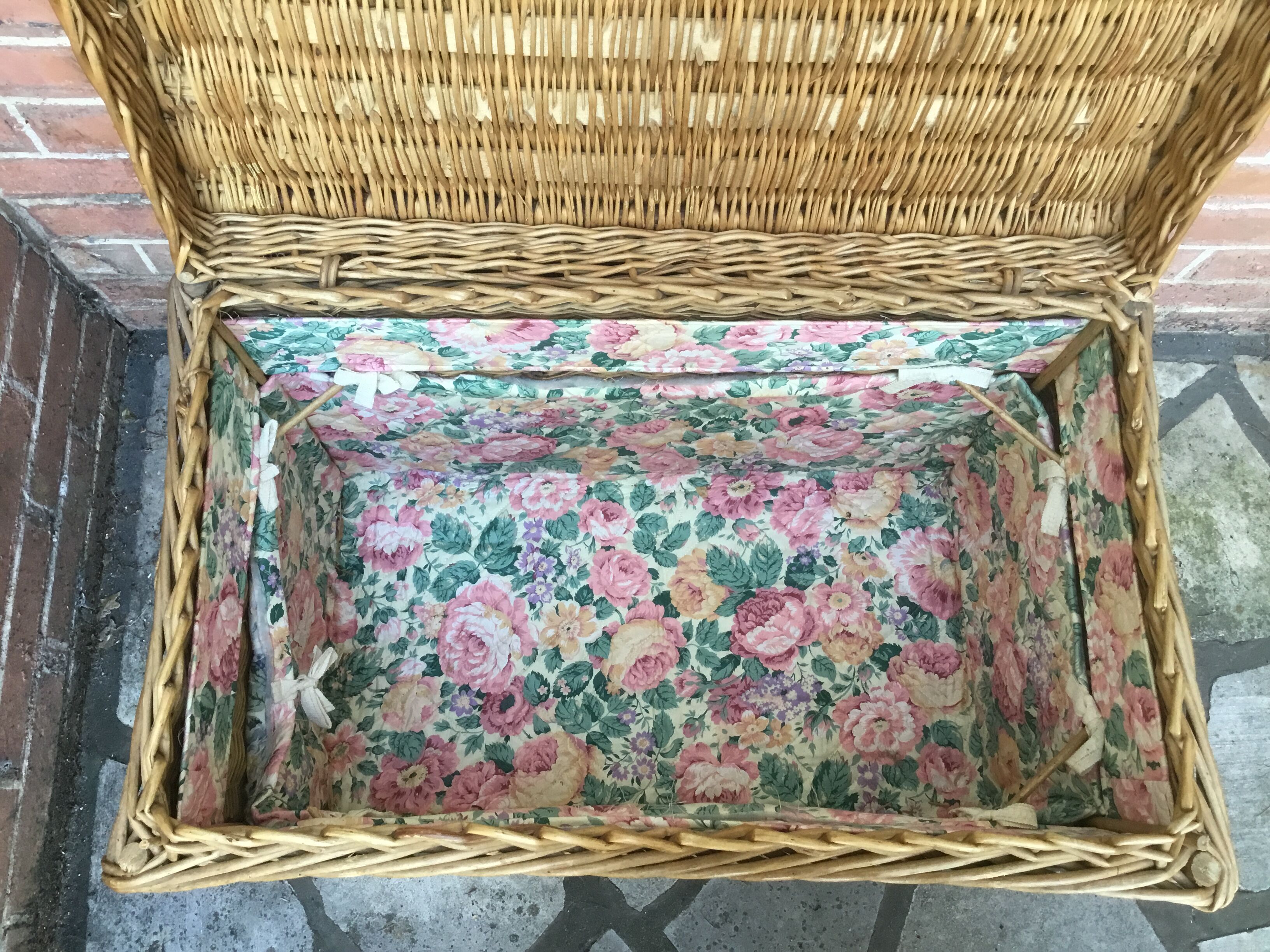 Ancient wicker trunk
