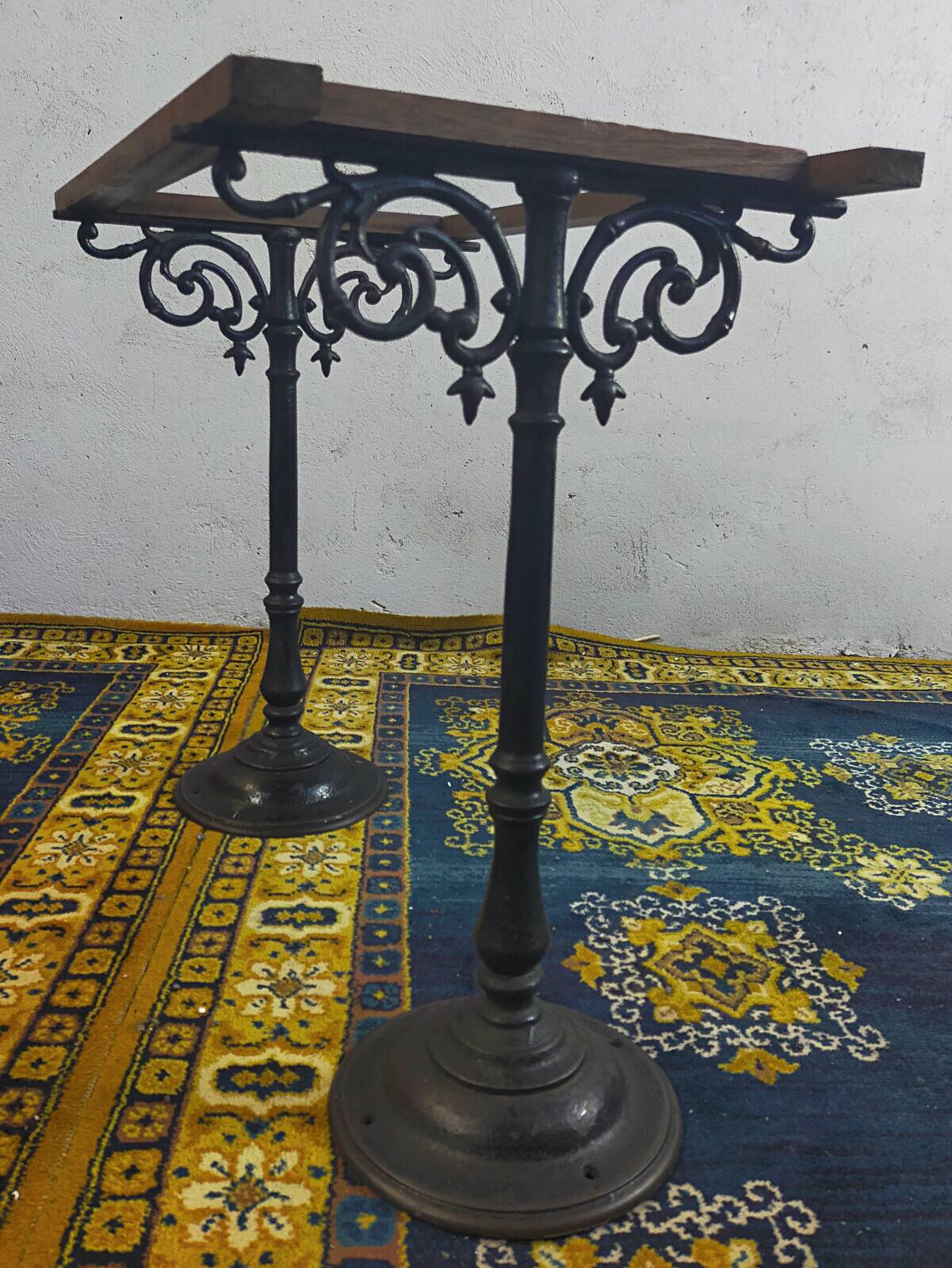Table bistrot fonte et Terrazzo début 20ème