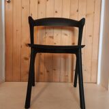 Black oak bok chair ethnicraft