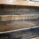Antique oak sideboard – 3 drawers & 2 doors – pig buttons