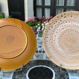 Set of 4 Niderviller flat plates 1950