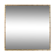Bamboo mirror gold metal