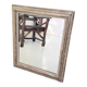 Antique mirror with Montparnasse frame channels