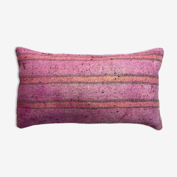 Housse de coussin en kilim turc, 30 x 60 cm