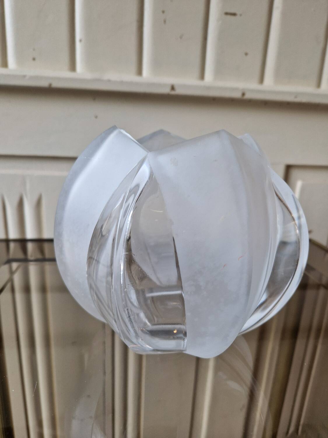 Art Deco Crystal Vase