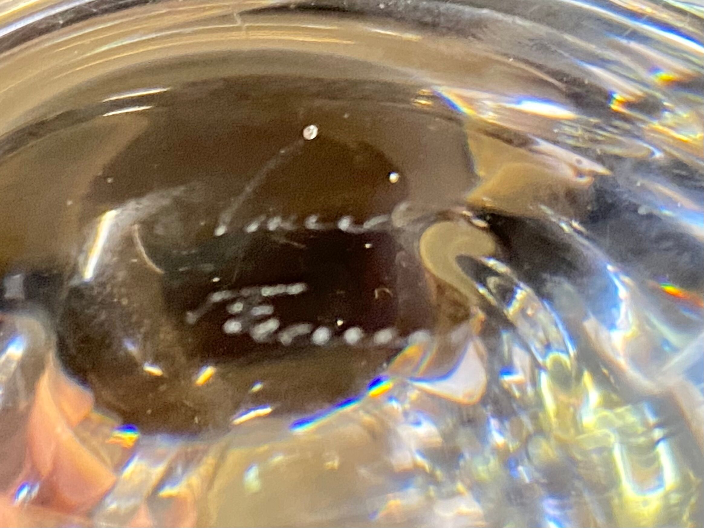 Pair of candlestick crystal Schneider France vintage 60s tbe