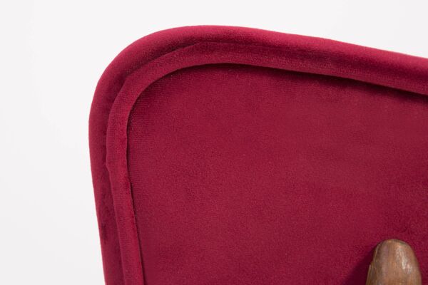 Chaise Bourgogne Rouge du 20ème Siècle, 1960
