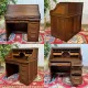 Bureau à cylindre en chêne