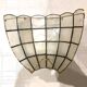Paire d'appliques nacre coquillage