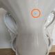 Pair of large vases of brides / cone vases 45 cm high
