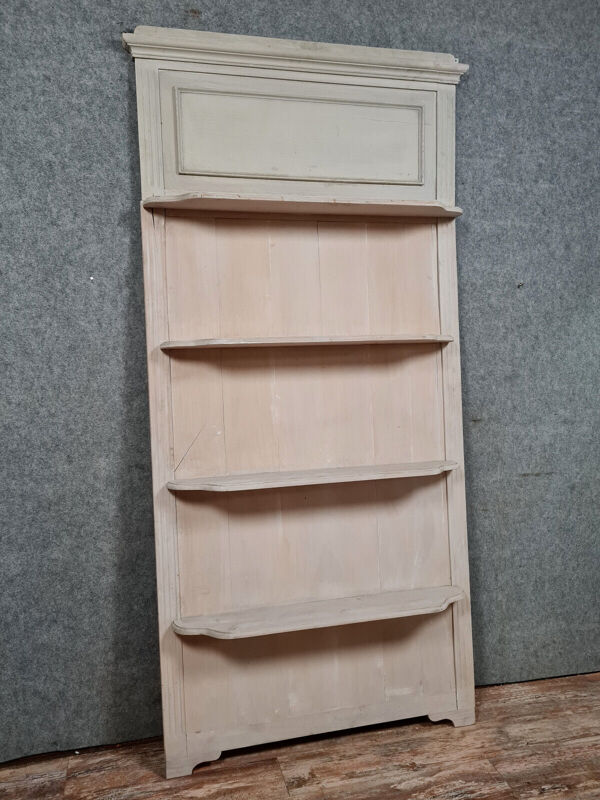 Panneau de boiserie de pharmacie en bois laqué vers 1900