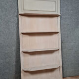 Pharmacy woodwork panel in lacquered wood circa 1900