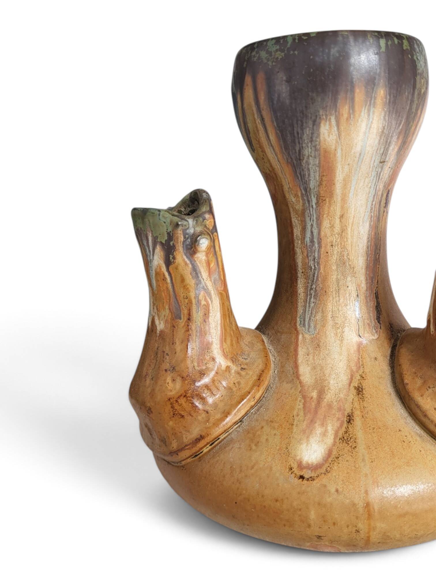 Vase en grès signé à la pointe Alfred Lebret (1871-1955)