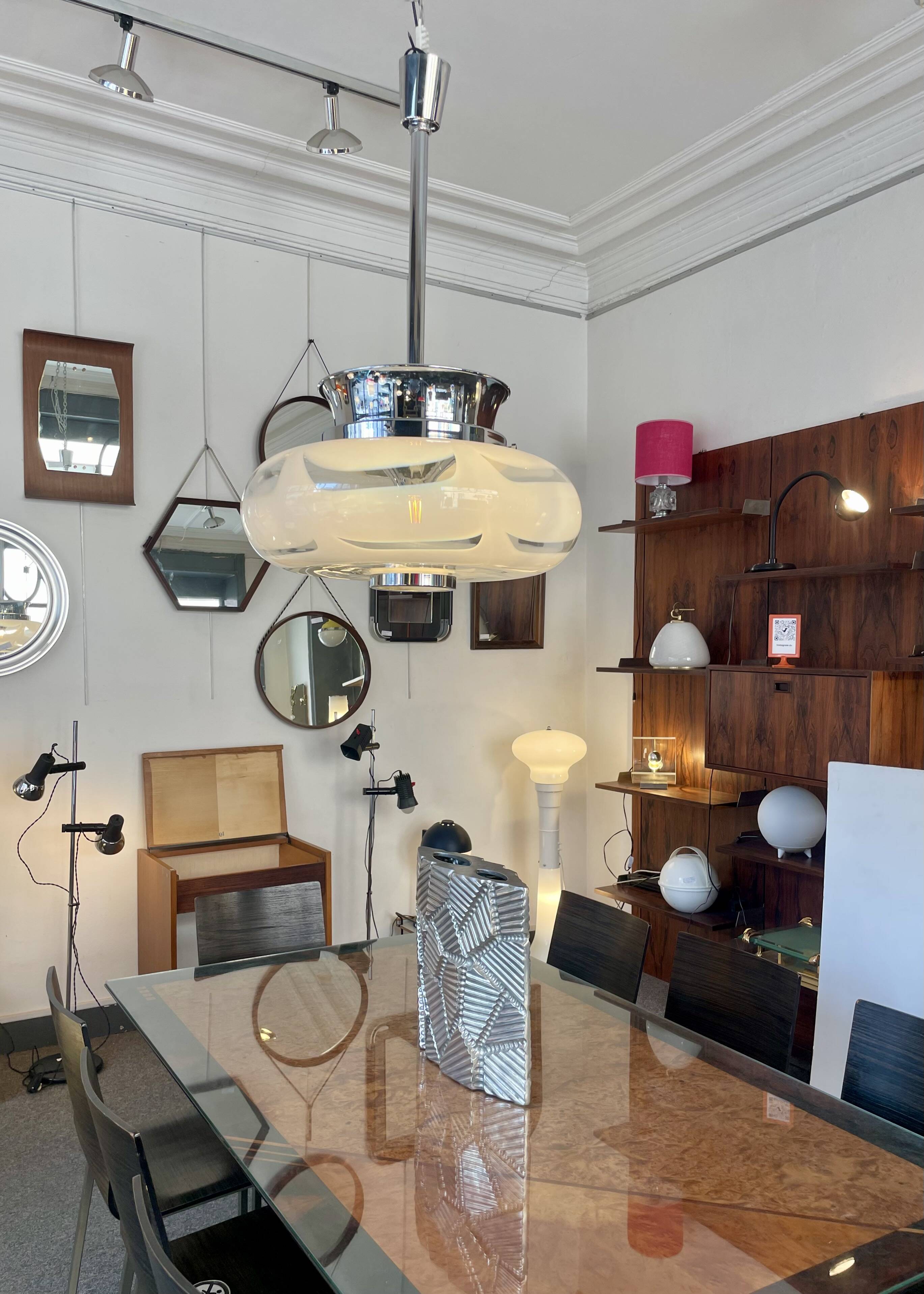 Suspension Space-Age Murano, Italie, 1970s