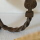 Paire de patères en fer forgé ancienne