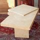 Brutalist coffee table 70s natural stone of Les Eyzies