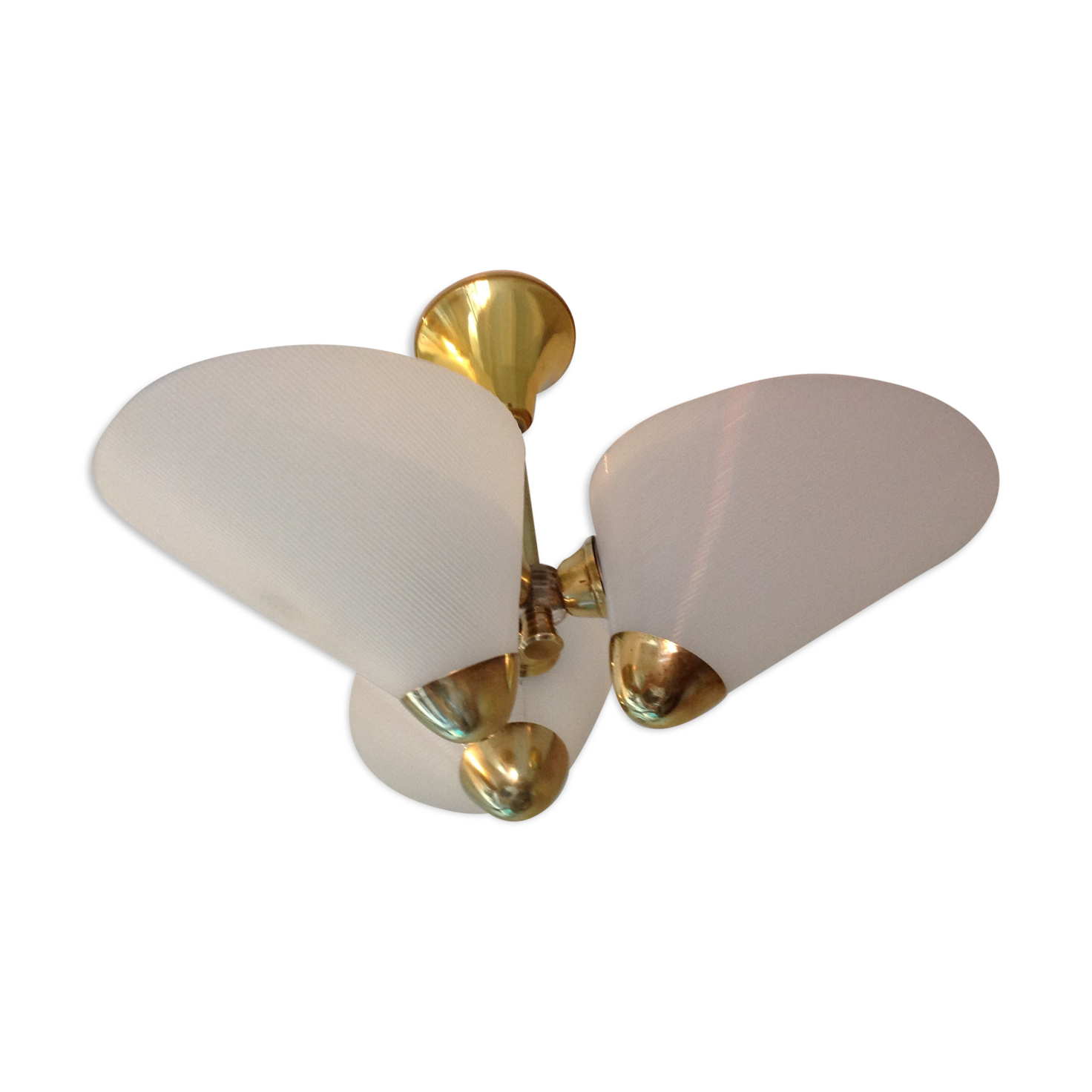 Chandelier 60s brass