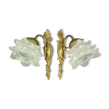 Pair of Louis XV style wall lamps