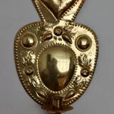 Paire d'appliques suédoises en laiton du milieu du siècle par S. Fong