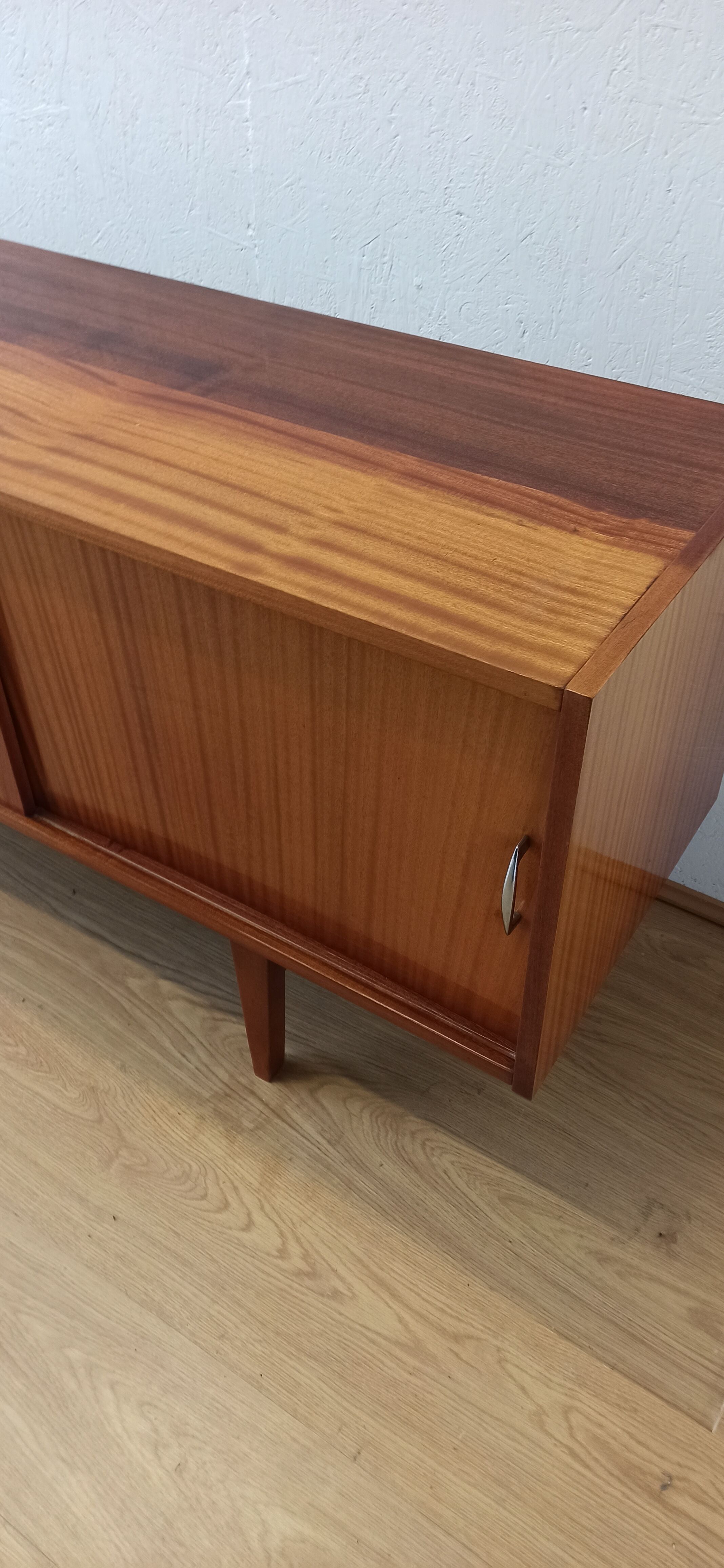 Modernist long sideboard of the 1970s