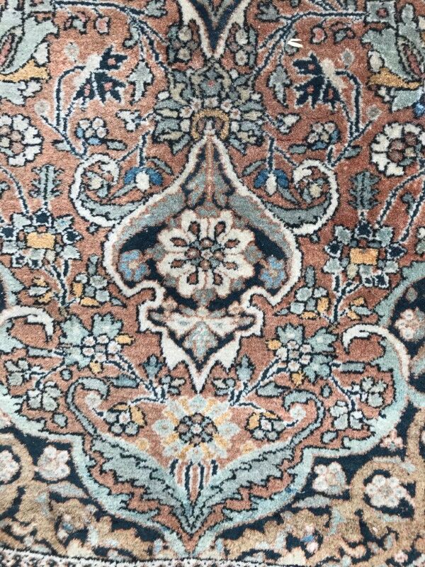 Former carpet Persian Kashan end done hand 134 X 208 CM