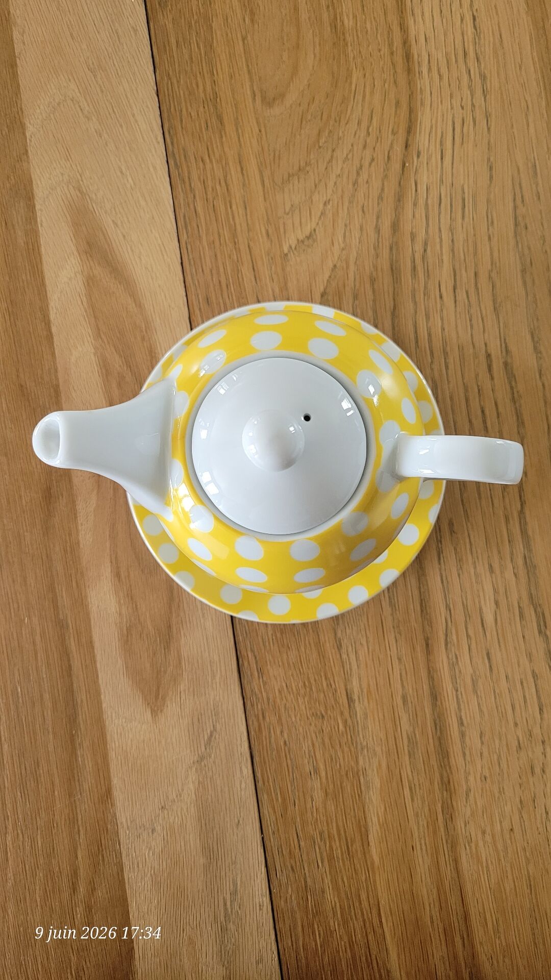 Solitary teapot "tea for one"