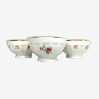 Set of 3 small breakfast bowls or finger bowls