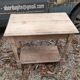 Side table console drawer solid wood air-gummed